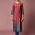 Women Ethnic Motifs Printed Regular Chanderi Silk Kurta with Trousers