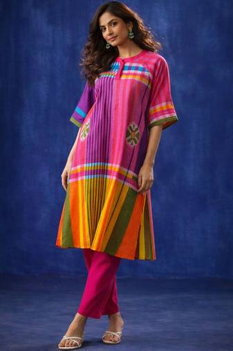 Women Regular Kurta with Trousers