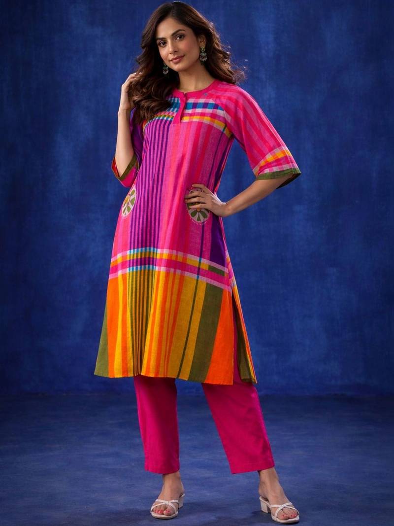 Women Regular Kurta with Trousers