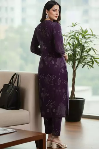 Women Bandhani Printed Regular Beads and Stones Kurta with Trousers