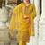 Women Floral Embroidered Regular Thread Work Pure Cotton Kurta with Trousers & With Dupatta