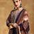 Floral Printed V-Neck Straight Kurta With Trousers And Dupatta