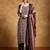 Floral Printed V-Neck Straight Kurta With Trousers And Dupatta