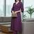 Women Regular Silk Crepe Kurta with Trousers