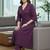 Women Regular Silk Crepe Kurta with Trousers