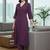 Women Regular Silk Crepe Kurta with Trousers