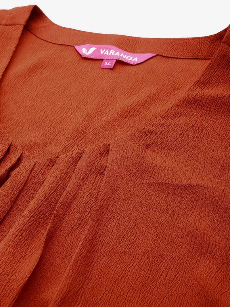 Plus Size Bell Sleeves Kurta with Trousers