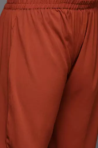 Plus Size Bell Sleeves Kurta with Trousers
