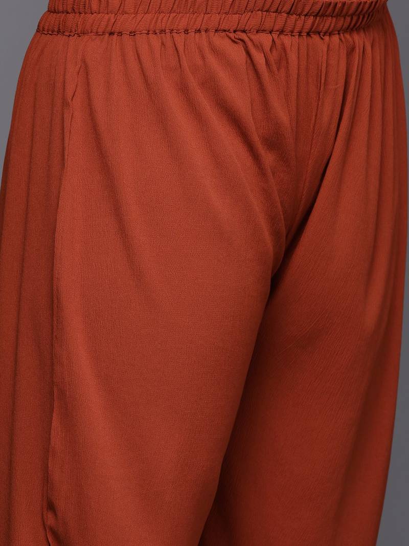 Plus Size Bell Sleeves Kurta with Trousers