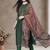 Women Ethnic Motifs Printed Regular Thread Work Chanderi Silk Kurta with Trousers & With Dupatta