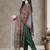 Women Ethnic Motifs Printed Regular Thread Work Chanderi Silk Kurta with Trousers & With Dupatta