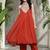 Women Ethnic Motifs Embroidered Regular Thread Work Silk Georgette Kurta with Palazzos