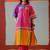 Women Striped Regular Kurta with Trousers