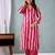 Stripper with Floral Printed Kurta with Trouser & Dupatta