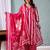 Stripper with Floral Printed Kurta with Trouser & Dupatta