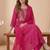 Women Ethnic Motifs Printed Regular Thread Work Kurta with Trousers & With Dupatta