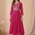Women Ethnic Motifs Printed Regular Thread Work Kurta with Trousers & With Dupatta