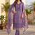 Women Floral Embroidered Regular Thread Work Pure Cotton Kurta with Trousers & With Dupatta