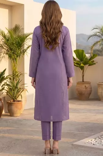 Women Floral Embroidered Regular Thread Work Pure Cotton Kurta with Trousers & With Dupatta
