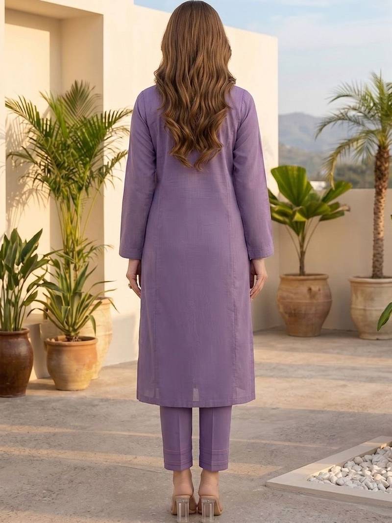 Women Floral Embroidered Regular Thread Work Pure Cotton Kurta with Trousers & With Dupatta