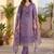 Women Floral Embroidered Regular Thread Work Pure Cotton Kurta with Trousers & With Dupatta