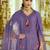 Nazrana Floral Thread Embroidered Schiffli Orangza Lace Kurta Trouser & Dupatta
