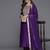 Embroidered Sequinned Chanderi Silk Kurta with Trousers & Dupatta