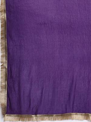 Embroidered Sequinned Chanderi Silk Kurta with Trousers & Dupatta 4