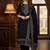 Women Ethnic Motifs Embroidered Thread Work Velvet Kurta Trousers & With Dupatta