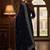 Women Ethnic Motifs Embroidered Thread Work Velvet Kurta Trousers & With Dupatta