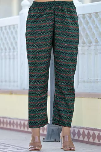 Women Ethnic Motifs Printed Gotta Patti Cotton Kurta with Trousers & Dupatta
