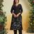 Women Floral Embroidered Regular Sequinned Pure Cotton Kurta with Trousers