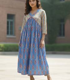 Women Ethnic Motifs Printed Empire Kurta with Trousers
