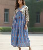 Women Ethnic Motifs Printed Empire Kurta with Trousers