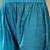 Turquoise Blue Floral Yoke Design Thread Work Kurta With Trouser & Dupatta
