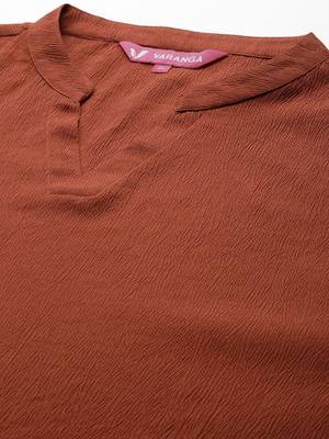 Women Regular Silk Crepe Kurta with Trousers 2