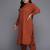 Women Regular Silk Crepe Kurta with Trousers