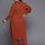 Women Regular Silk Crepe Kurta with Trousers