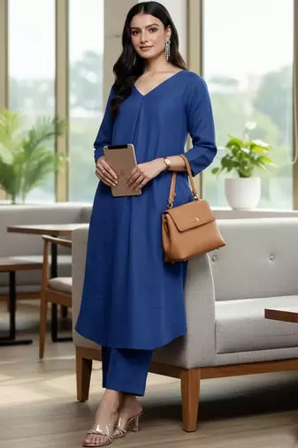 Women Regular Kurta with Trousers