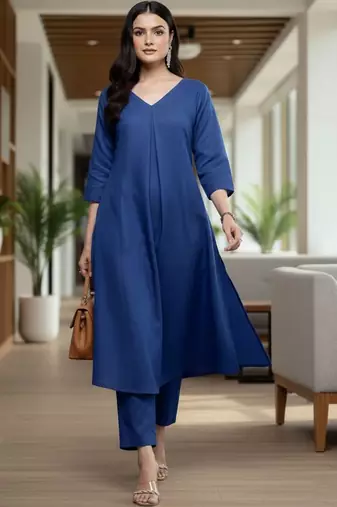 Women Regular Kurta with Trousers