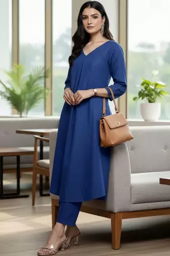 Women Regular Kurta with Trousers