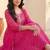 Women Printed Regular Thread Work Kurta with Trousers & With Dupatta
