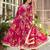 Floral Printed Gotta Patti Pure Cotton Angrakha Kurta With Trousers & Dupatta