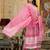 Floral Printed Panelled Pure Cotton Kurta with Trouser & Dupatta