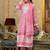 Floral Printed Panelled Pure Cotton Kurta with Trouser & Dupatta
