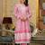 Floral Printed Panelled Pure Cotton Kurta with Trouser & Dupatta