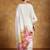 Women Floral Embroidered Regular Thread Work Pure Cotton Kurta with Trousers & With Dupatta