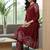 Women Floral Printed Regular Pure Cotton Kurta with Trousers