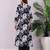Floral Printed V-Neck Panelled Pure Cotton A-Line Kurta With Trouser