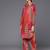 Women Printed Shirt Collar Straight Kurta With Trousers